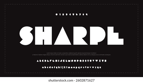 Trendy display typeface bold serif. Modern vintage alphabet collection. Uppercase, lowercase, stylish alternate typography. Vector illustration