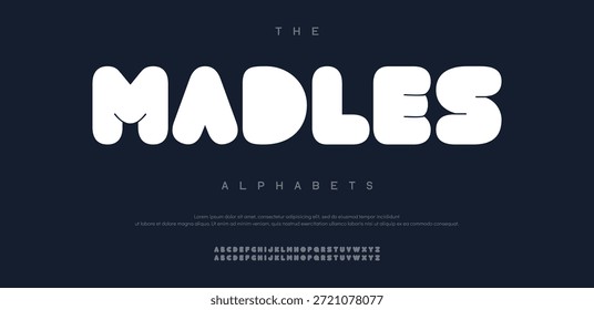 Tipo de pantalla de moda bold serif. Colección de alfabeto vintage moderno. Tipografía alternativa con estilo y mayúsculas y minúsculas. Ilustración vectorial