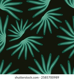 Trendy ditzy floral seamless vector pattern. Hand drawn background with small flowers. Template for fashion, print, cover design