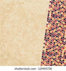 trendy dotted vector background