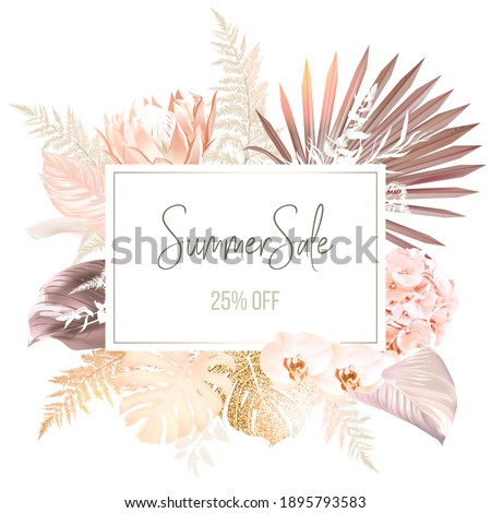 Similar – Image, Stock Photo Watercolor beige and gold feathers, glitter outlines, Bohemian element illustration isolated