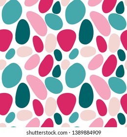 Trendy drops, different circles seamless pattern.Sketch for wrapping paper, textile, background fill, fabric.