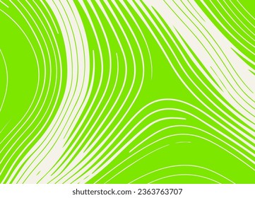 Trendy dynamic simple minimal meander wavy lines background. Abstract retro style groovy doodle modern aesthetic contemporary pattern backdrop.