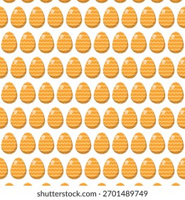 Trendy Easter Design for Advertising, Poster, Banner, Cover. Modern Vector Pattern Background
