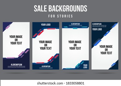 Trendy editable abstract technology background and present product template for social networks story.Cover social media background. Can be use for, website, mobile app, poster, flyer, web design.