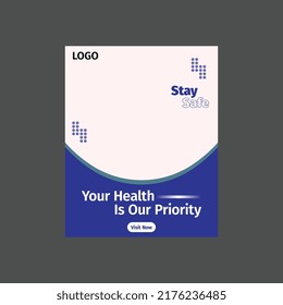 Trendy editable advertisement template for social networks stories and posts.