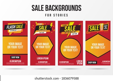 Trendy editable flash sale, special offer and new release template for social networks stories.Cover social media background. Can be use for, website, mobile app, poster, flyer, coupon, web design.