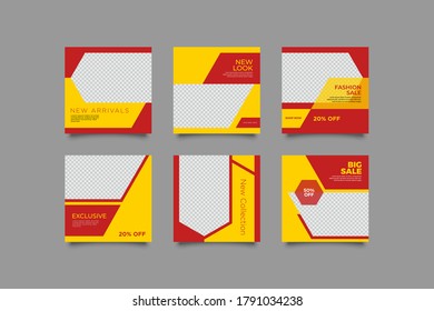 Trendy editable geometric template for social networks stories and posts, Design backgrounds for social media.