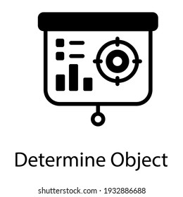 Trendy editable icon of determine object 