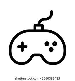 Trendy editable icon of gamepad in modern style