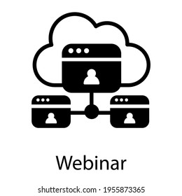 Trendy editable icon of web user, internet user 