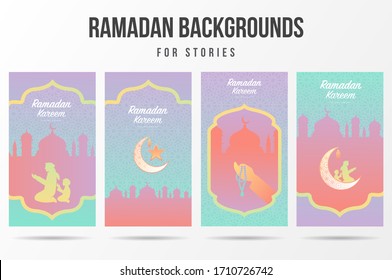 Trendy editable ramadan kareem or eid mubarak template for social networks stories.Cover social media background.
Can be use for, website, mobile app, poster, flyer, coupon, gift card, web design.