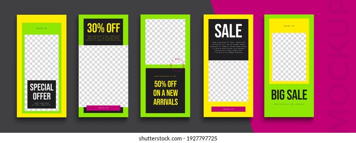 Trendy editable Sale Instagram Stories template. Design  for social media.