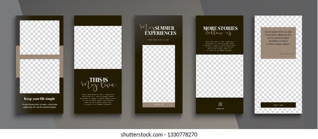 Trendy editable  Stories template Design for social media