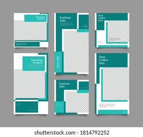 Trendy editable template for social network stories and posts, vector illustration. Design backgrounds for social media.