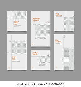 Plantilla de moda editable para historias y posts de redes sociales, ilustración vectorial. Antecedentes de diseño de medios sociales