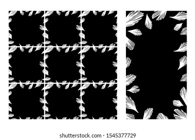 Trendy editable template for social networks stories and posts, vector illustration. Design backgrounds for social media.