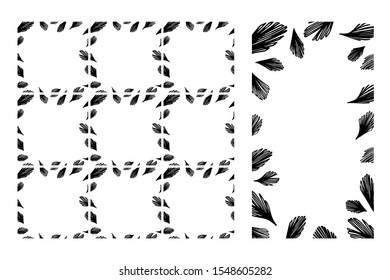 Trendy editable template for social networks stories and posts, vector illustration. Design backgrounds for social media.