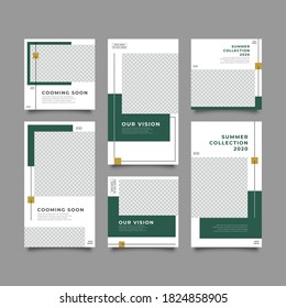 Trendy editable template for social networks stories and posts, vector illustration. Design backgrounds for social media