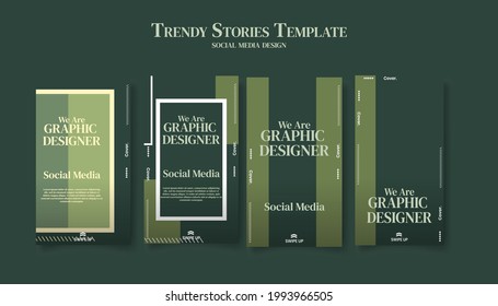 Trendy editable template for social networks stories, vector illustration. Design backgrounds for social media.