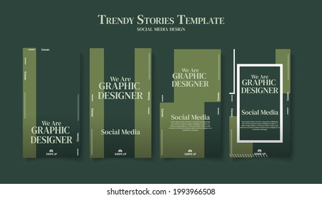 Trendy editable template for social networks stories, vector illustration. Design backgrounds for social media.
