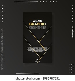 Trendy editable template for social networks stories, vector illustration. Design backgrounds for social media