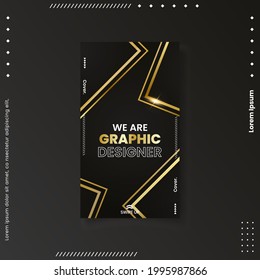 Trendy editable template for social networks stories, vector illustration. Design backgrounds for social media