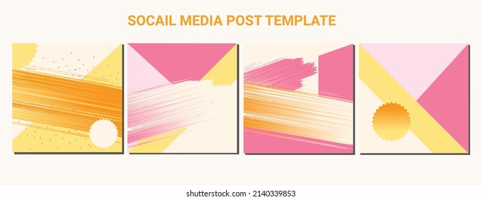 Trendy editable template for social networks stories, vector illustration. Design backgrounds for social media.