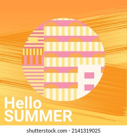 Trendy editable template for social networks stories, vector illustration. Design backgrounds for social media.