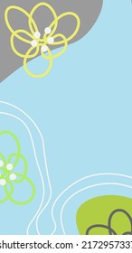 Trendy editable template for social networks stories, vector illustration. Design backgrounds for social media.