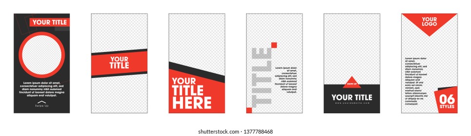 Trendy editable templates for black friday sale, gift, vector illustration. Design backgrounds for social media. Vector