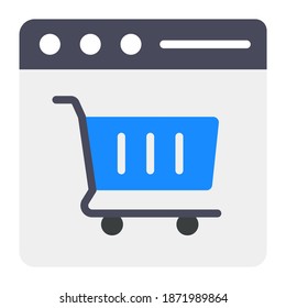 Sitio web de moda editable vector de compras