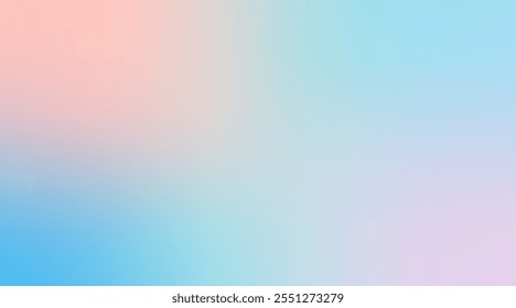 Fondo degradado elegante de moda en colores pastel. Tonos de verano pastel en un diseño de Vector suave. Menta, púrpura, azul, colores rosados con una sensación ligera, mínima. Fondo de pantalla abstracto, Vector