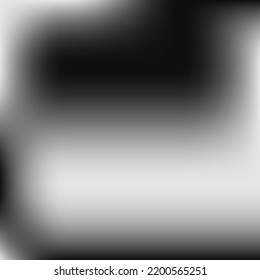 Malla de degradado negro oscuro vacío de moda. Fondo de gradiente de vectores monocromo negro líquido. Superficie suave gris de color de agua de aluminio mínimo. Fondo difuso metálico liso digital plateado borroso.