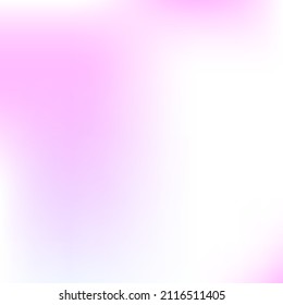 Trendy Empty Digital Barbie Pink Blurry Wallpaper. Watercolor Pastel Soft Color Gradient Mesh. Fashion Light Liquid White Smooth Surface. Bright Vibrant Minimal Smooth Vector Gradient Background.