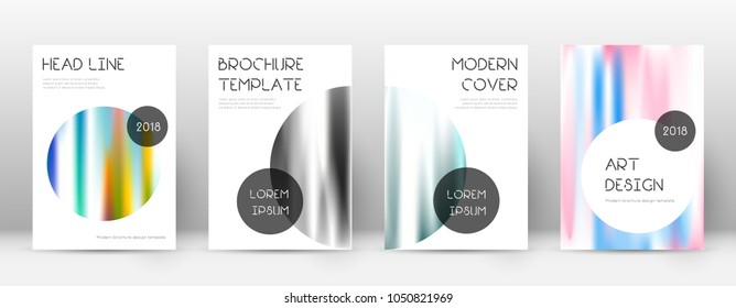 Trendy enchanting template for Brochure, Annual Report, Magazine, Poster, Corporate Presentation, Portfolio, Flyer. Beautiful lines cover page.