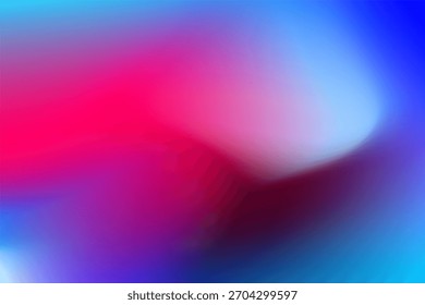 Trendy and energetic blurred mesh gradient. Combines bright blue, deep indigo, and vivid pink