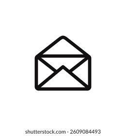 Trendy Envelope Icon Vector Template