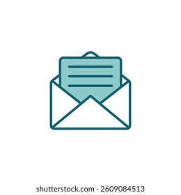 Trendy Envelope Icon Vector Template