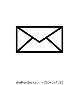 Trendy Envelope Icon Vector Template