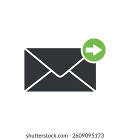 Trendy Envelope Icon Vector Template