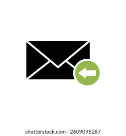 Trendy Envelope Icon Vector Template