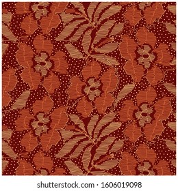 Trendy ethnic vector embroidery patterns in Indian style for textile. 