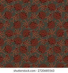 Padrão de estilo étnico moderno vetor paisley. Modelo de vetor na moda perfeito para qualquer projeto de design