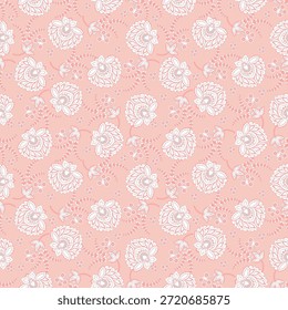 Trendy ethnischen Stil Vektor Paisley Muster. Nahtlose modische Vektorvorlage für alle Designprojekte