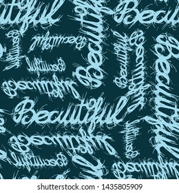 trendy fashion t-shirt beautiful text design 