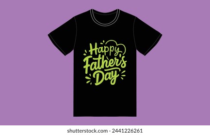 trendy fathers day typography graphic tshirt design