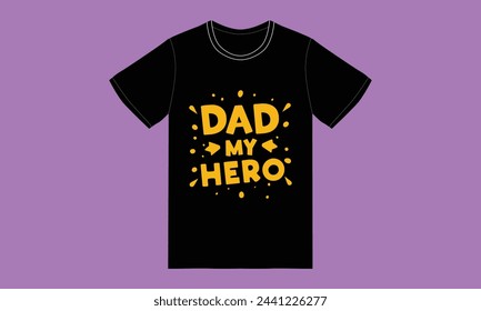 trendy fathers day typography graphic tshirt design