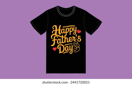 trendy fathers day typography graphic tshirt design