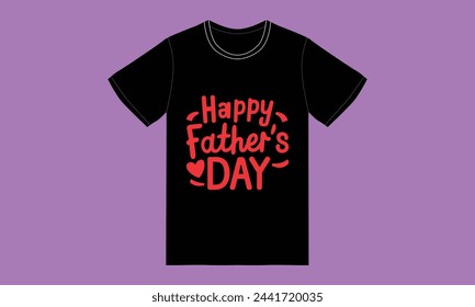 trendy fathers day typography graphic tshirt design